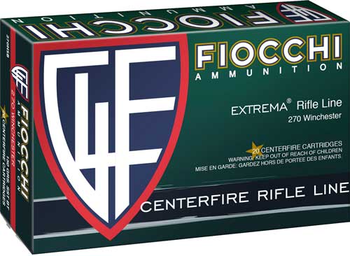 Fiocchi Hyperformance Super Shock Tip 150 Grain .270 Winchester 2860 fps 762344704272