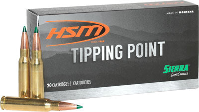 HSM Tipping Point Sierra GameChanger 165 Grain .30-06 Springfield 2870 fps 810742027032