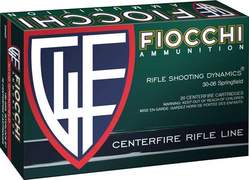 Fiocchi Field Dynamics Jacketed Soft Point 180 Grain .30-06 Springfield  762344709109