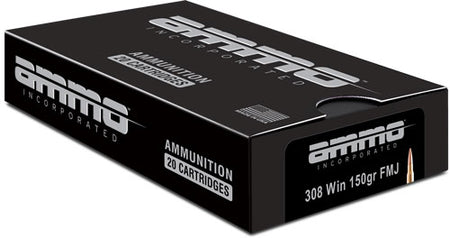 Ammo Inc .308 Win / 7.62x51mm Signature 150 grain Full Metal Jacket ammunition