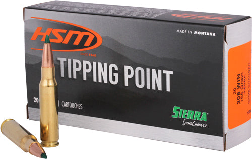 HSM Tipping Point Sierra GameChanger 165 Grain .308 Win / 7.62x51mm 2741 fps 810742026912