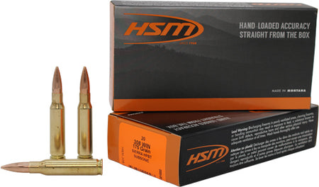 HSM SUBSONIC 308 WIN 175GR BTHP MATCH KING 20RD 10BX/CS