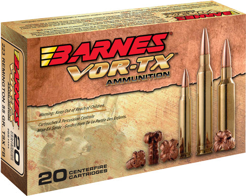 Barnes VOR-TX TSX Boat Tail 70 Grain 5.56x45mm NATO 2850 fps 716876150922