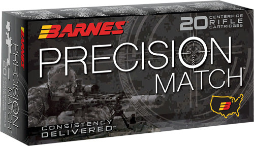 Barnes Precision Match Jacketed Hollow Point 220 Grain .300 AAC Blackout  716876300228