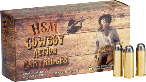 HSM .32-40 Winchester Cowboy Action 170 grain LEAD Round Nose Flat Point ammunition