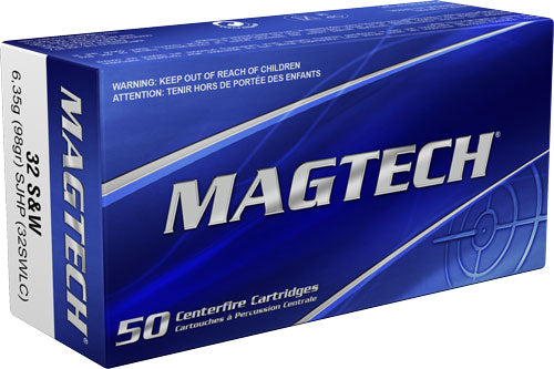 Magtech .32 S&W Long Sport Shooting Range/Training 98 grain Semi Jacketed Hollow Point ammunition