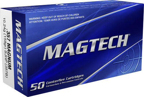 Magtech Range/Training Semi Jacketed Hollow Point 158 Grain .357 Magnum 1235 fps 7891798043262