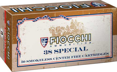 Fiocchi Cowboy Action Lead Flat Point 158 Grain .38 Special 640 fps 762344707525