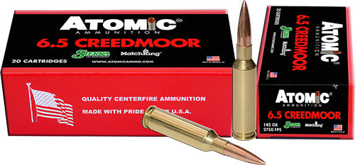 Atomic Match Hollow Point Match 142 Grain 6.5mm Creedmoor 2750 fps 858767004041