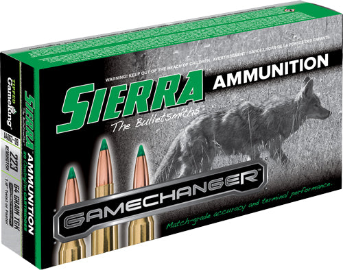 Sierra .223 Remington GameChanger 64 grain Sierra Tipped GameKing ammunition