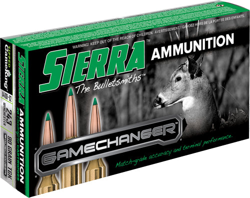 Sierra GameChanger Sierra Tipped GameKing 90 Grain .243 Winchester 3200 fps 612710134250