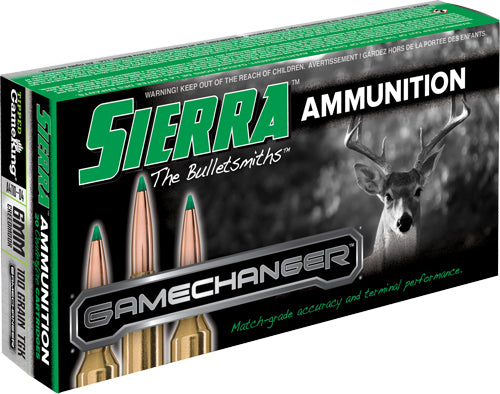Sierra GameChanger Sierra Tipped GameKing 100 Grain 6mm Creedmoor 3135 fps 612710134298