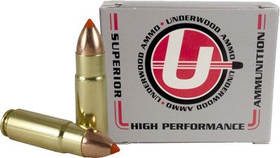 Underwood Ammo Ballistic Tip Hunting Ballistic Tip Boat Tail 300 Grain .458 SOCOM  816874020026