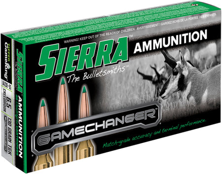 Sierra GameChanger Sierra Tipped GameKing 130 Grain 6.5mm Creedmoor 2950 fps 612710134335