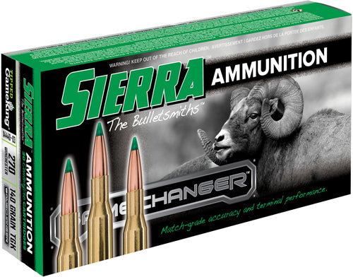 Sierra GameChanger Sierra Tipped GameKing 140 Grain .270 Winchester 2960 fps 612710134373
