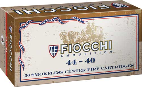 Fiocchi .44-40 Winchester Cowboy Action 210 grain Lead Round Nose Flat Point ammunition