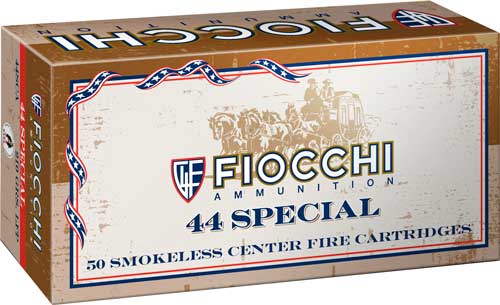 Fiocchi Cowboy Action Lead Flat Point 210 Grain .44 S&W Special 750 fps 762344707549
