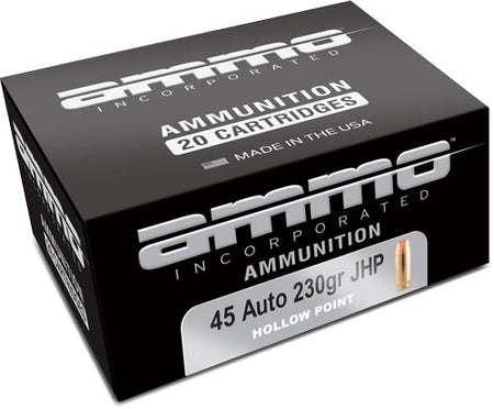 Ammo Inc Signature Self Defense Jacketed Hollow Point 230 Grain .45 ACP/Auto 895 fps 818778021383