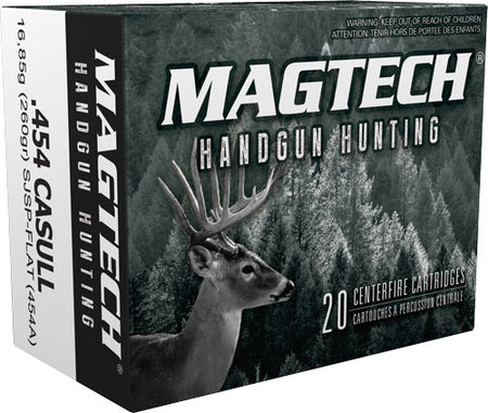 Magtech Sport Shooting Range/Training Semi-Jacketed Soft Point Flat 260 Grain .454 Casull 1759 fps 754908166916