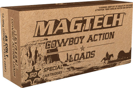 Magtech Cowboy Action Lead Flat Nose 200 Grain .45 Long Colt 705 fps 754908193110