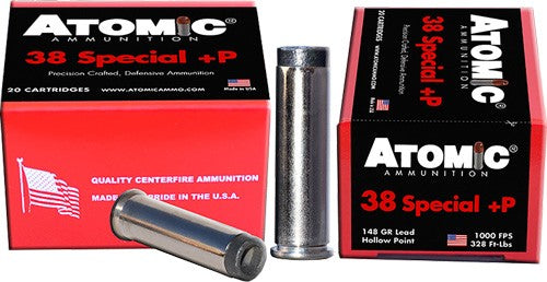 Atomic  +P Lead 148 Grain .38 Special  858767004621