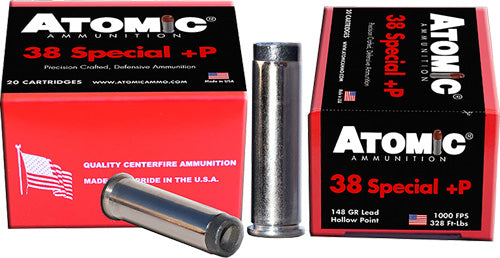 Atomic  +P Lead 148 Grain .38 Special  858767004621