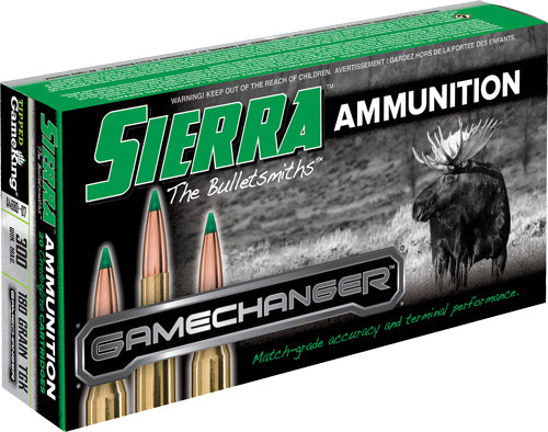 Sierra GameChanger Sierra Tipped GameKing 180 Grain .300 Winchester Mag 2960 fps 612710134946