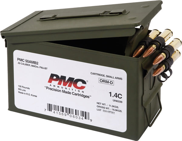 PMC Linked Bronze Full Metal Jacket 660 Grain .50 BMG  741569060349