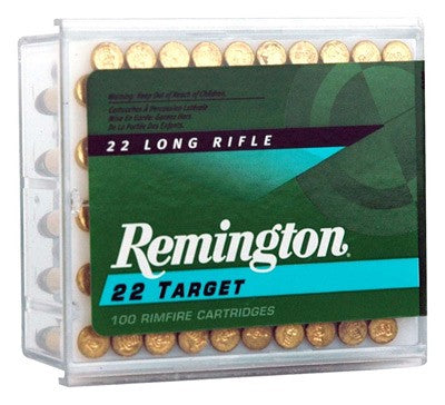Remington 22 Target Round Nose 40 Grain .22 Long Rifle 1150 fps 047700001203