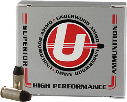 Underwood Ammo Flat Nose Black Cherry Coated Soft Cast 100 Grain .380 ACP/Auto  816874020255