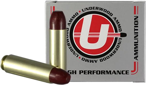 Underwood Ammo Flat Nose Gas Check Black Cherry Coated Hard Cast 380 Grain .50 Beowulf  816874023041