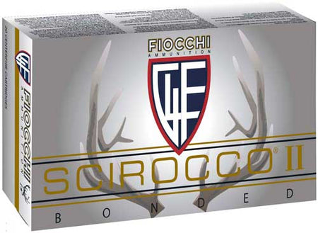 Fiocchi 7mm Remington Mag Hyperformance Hunt 150 grain Swift Scirocco II Boat Tail Spitzer ammunition
