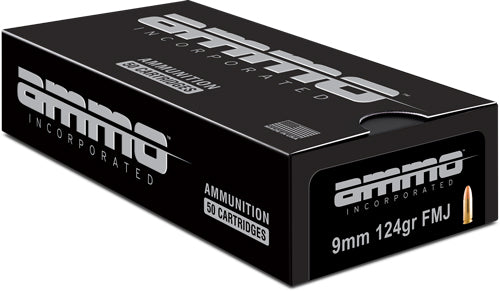 Ammo Inc 9mm Luger Total Metal Coating 124gr Range Ammunition