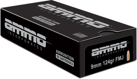 Ammo Inc 9mm Luger Total Metal Coating 124gr Range Ammunition