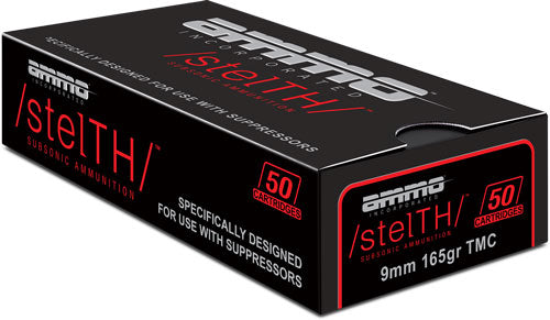Ammo Inc stelTH Total Metal Case 165 Grain 9mm Luger/Parabellum 800 fps 818778022199