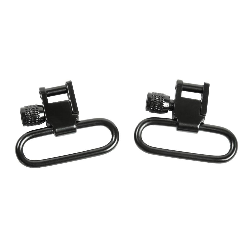 NcStar Black 1" Lockable Sling Swivel Mount Pair