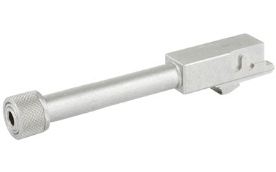 Advantage Arms .22LR Threaded Barrel w/ Adapter for Glock 19/23, All Generations, Silver, 1/2x28 Thread Pitch AAXTB1923