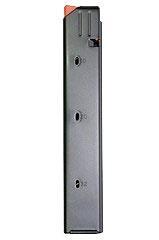 ASC AR Family 20-Round 9mm Luger Stainless Steel Rifle Magazine Black with Orange Follower