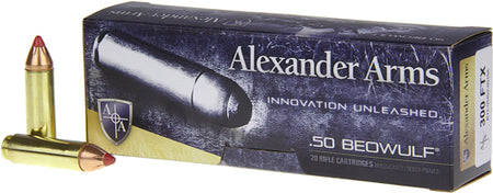Alexander Arms FTX Hornady FTX 300 Grain .50 Beowulf  819511020953