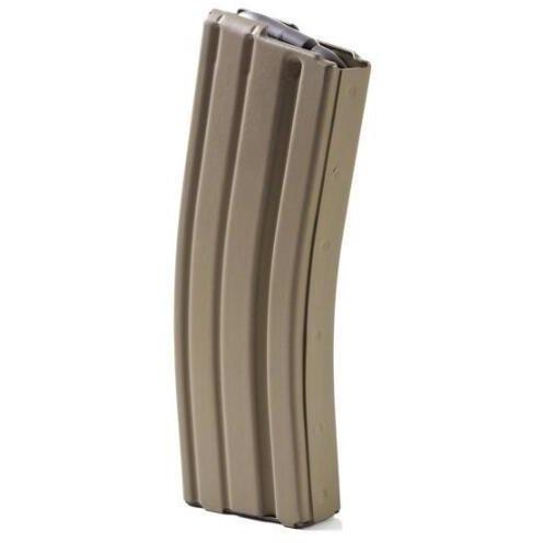 ASC AR Family Rifle Magazine .223 Remington 30-Round Dark Earth Stainless Steel Black Follower
