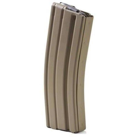 ASC AR Family Rifle Magazine .223 Remington 30-Round Dark Earth Stainless Steel Black Follower
