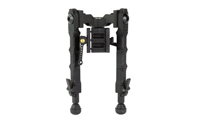 Accu-Tac WB-5 Wide Body Flat Black Bipod, Arca Swiss Style QD Rail WBASQD-0500