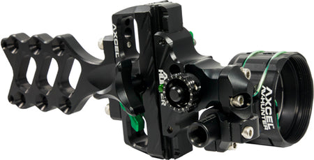 Axcel Accu Hunter Bow Sight Single Pin .019 Green with Scope
