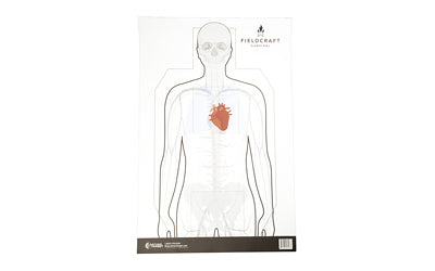 Action Target Fieldcraft Survival Dual-Sided Training Target, Multi Color, 23" x 35", Box of 100