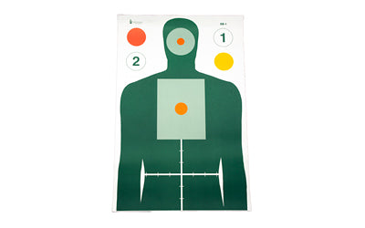 Action Target MN Center for Criminal Justice Skill Builder Paper Range Target, Multi Color, 23"x35", 100 Per Box SB-1-100