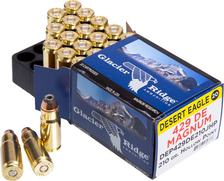 Magnum Research Desert Eagle Jacketed Hollow Point 210 Grain .429 DE 1750 fps 761226089377