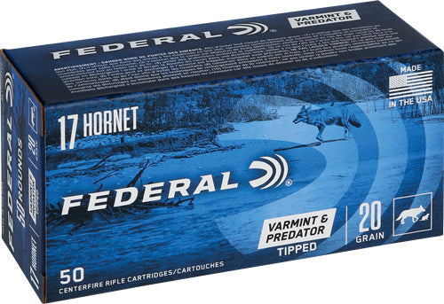 Federal American Eagle Varmint & Predator Ammo 17 Hornet 20 gr. TVP 50 rd.