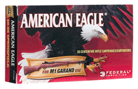American Eagle M1 Grand Full Metal Jacket 150 Grain .30-06 Springfield 2740 fps 029465060411