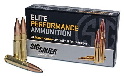 Sig Sauer Elite Performance Marksman Open Tip Match 125 Grain .300 AAC Blackout 2200 fps 798681514489