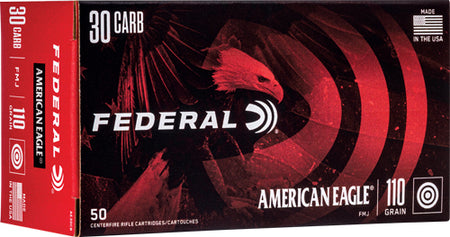 American Eagle  Full Metal Jacket 110 Grain .30 Carbine  029465088309